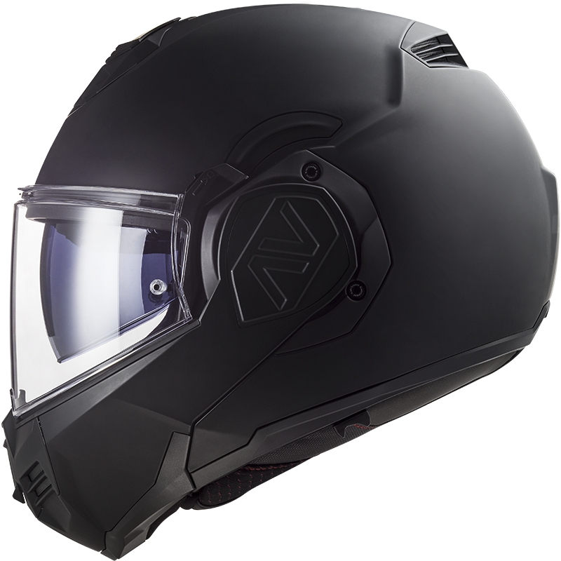Klappbarer Motorradhelm LS2 FF906 Advant Noir-06 schwarz
