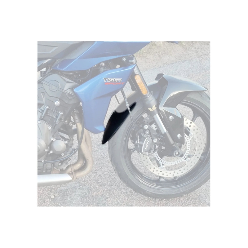 Front fender extension PUIG schwarz