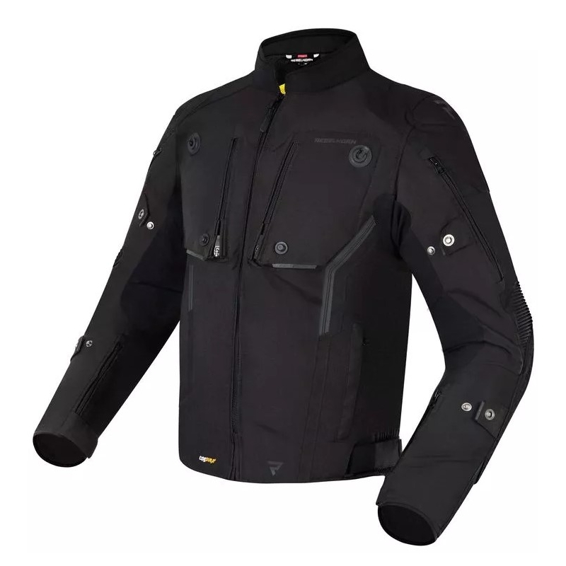 Rebelhorn Borg Schwarze Motorradjacke Ausverkauf