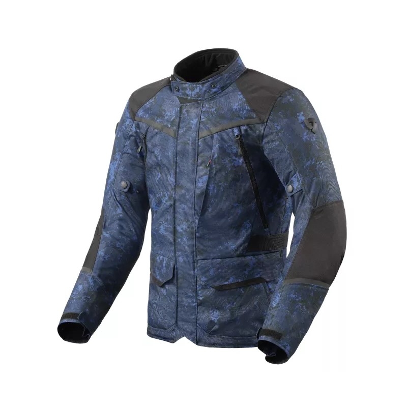 Revit Voltiac 3 H2O camo blau Motorradjacke Ausverkauf
