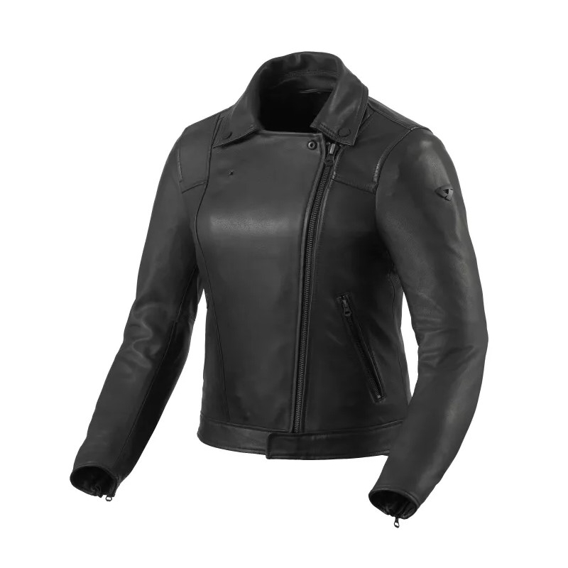 Damen Motorradjacke Revit Liv schwarz Ausverkauf