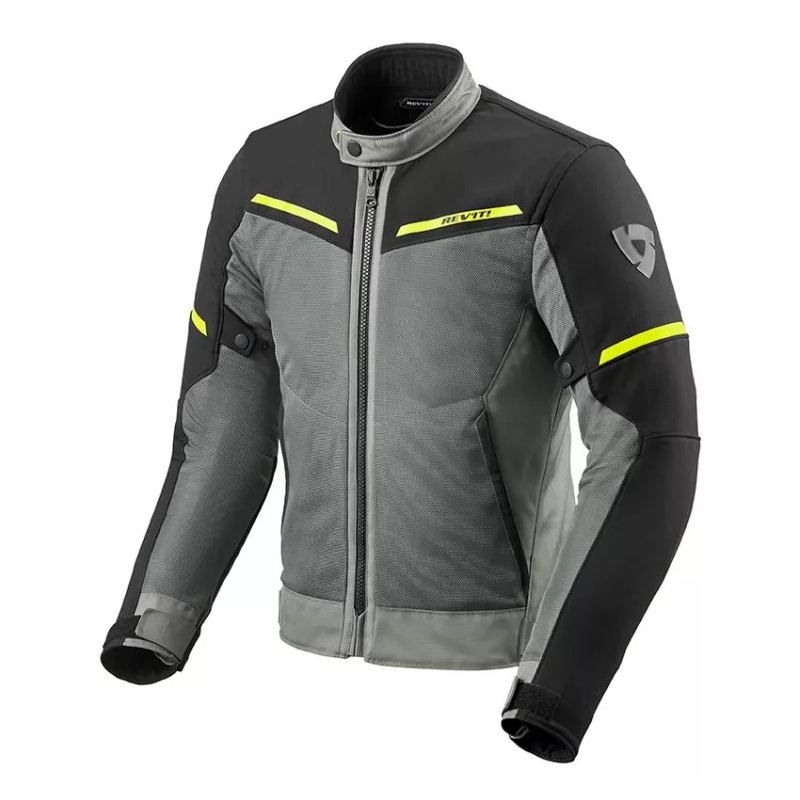 Revit Airwave 3 grau-schwarze Motorradjacke Ausverkauf