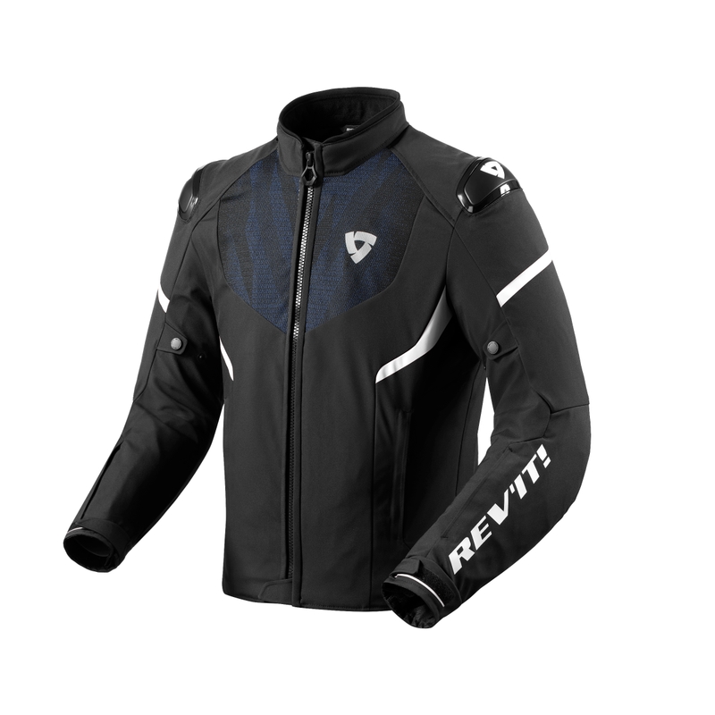 Motorradjacke Revit Hyperspeed 2 H2O schwarz-blau Ausverkauf