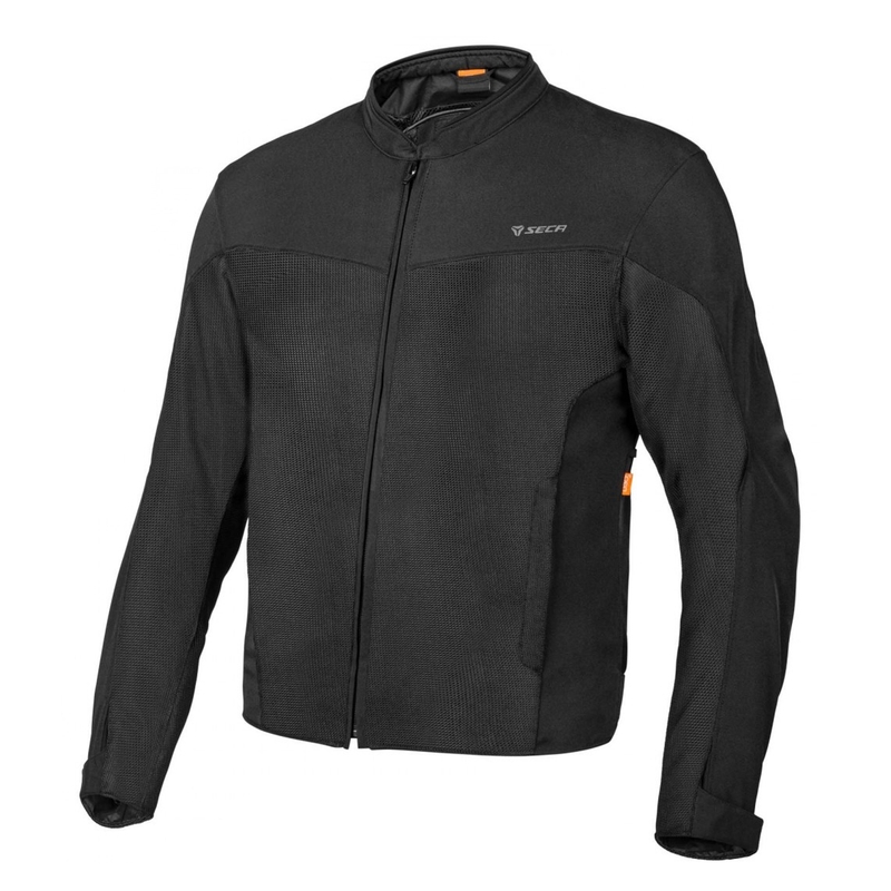 SECA Superlite Motorradjacke schwarz Ausverkauf