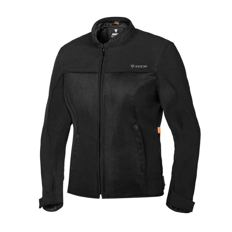 SECA Superlite Damen-Motorradjacke Schwarz Ausverkauf