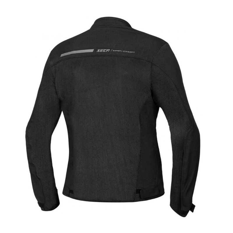 SECA Superlite Damen-Motorradjacke Schwarz Ausverkauf