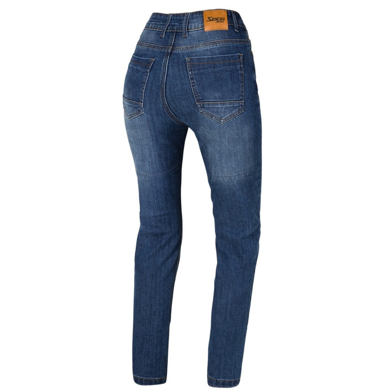Damen Motorradjeans SECA Selene blau Ausverkauf