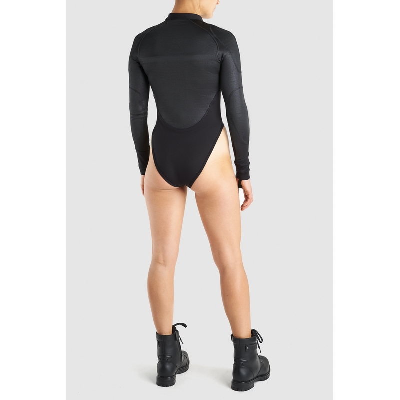 Damen Motorradbody PANDO MOTO Shell WW schwarz Ausverkauf