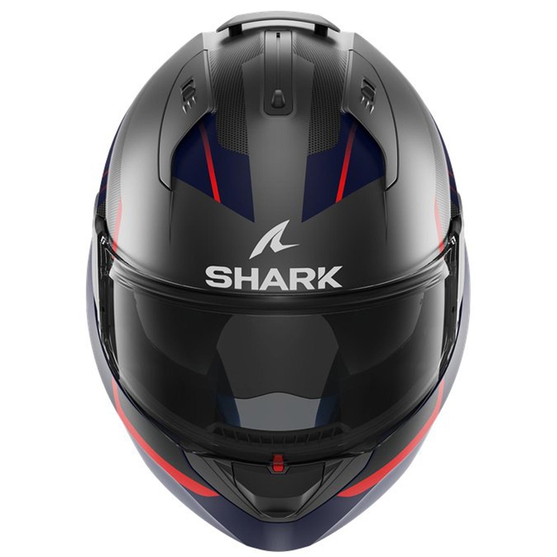 Klapphelm SHARK EVO-ES Kryd schwarz-rot-dunkelblau