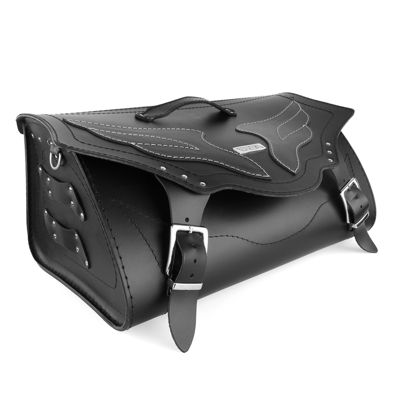 Chopper RSA-20A Motorradkoffer aus Leder