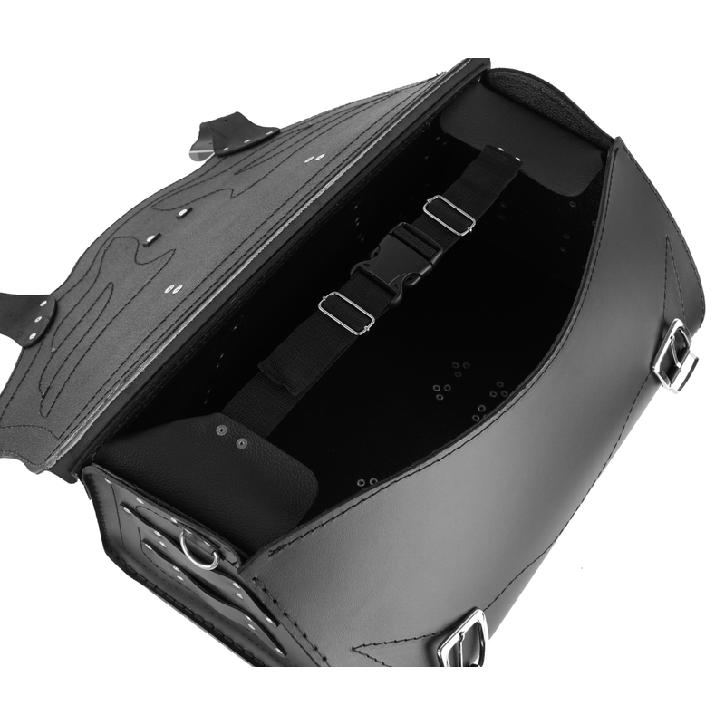 Chopper RSA-20A Motorradkoffer aus Leder