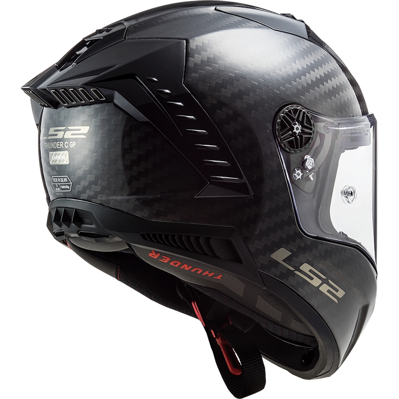 LS2 FF805 Thunder Carbon Schwarz Integral Motorradhelm