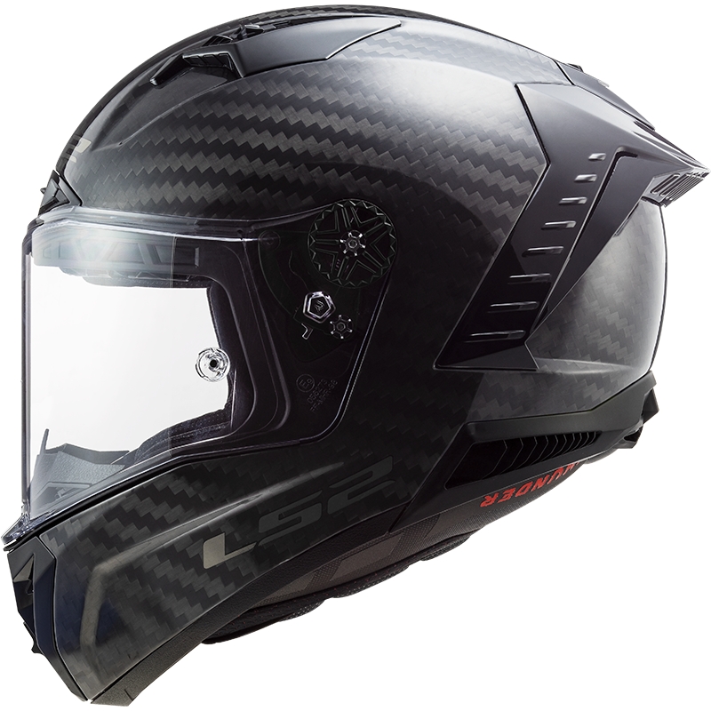 LS2 FF805 Thunder Carbon Schwarz Integral Motorradhelm