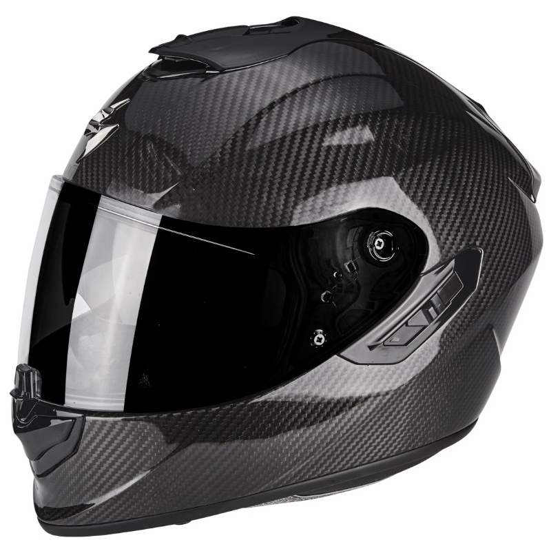 Integrierter Motorradhelm Scorpion Exo-1400 EVO Air Carbon schwarz