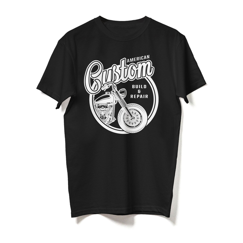 T-shirt RSA American Custom schwarz