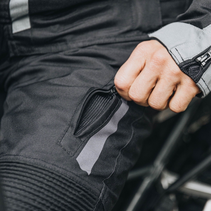 Ozon Vulcan Motorradhosen Schwarz
