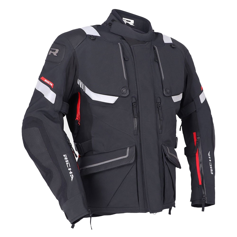 Motorradjacke RICHA Armada GTX Pro schwarz Ausverkauf