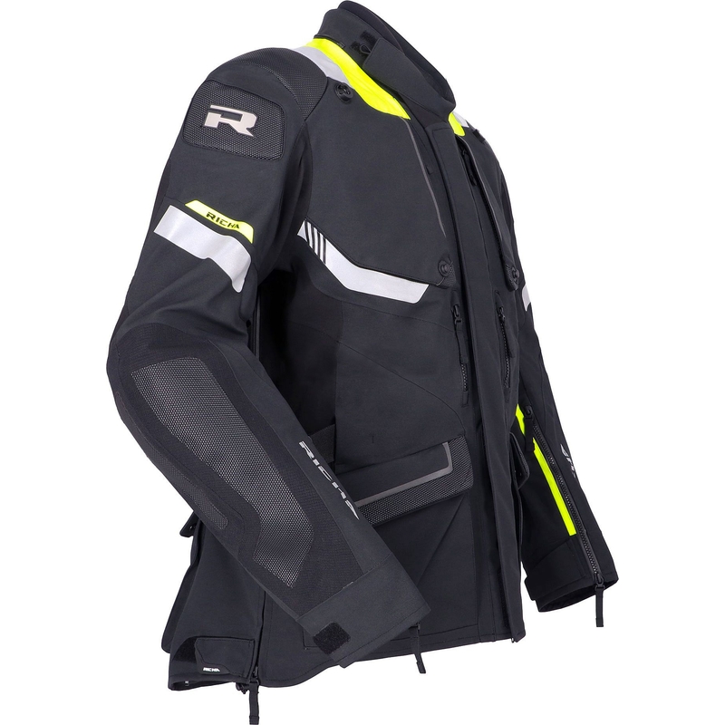 Motorradjacke RICHA Armada GTX Pro schwarz-fluo gelb Ausverkauf