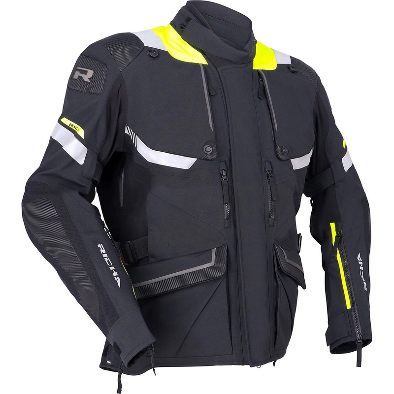 Motorradjacke RICHA Armada GTX Pro schwarz-fluo gelb Ausverkauf