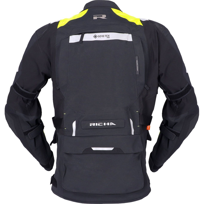 Motorradjacke RICHA Armada GTX Pro schwarz-fluo gelb Ausverkauf