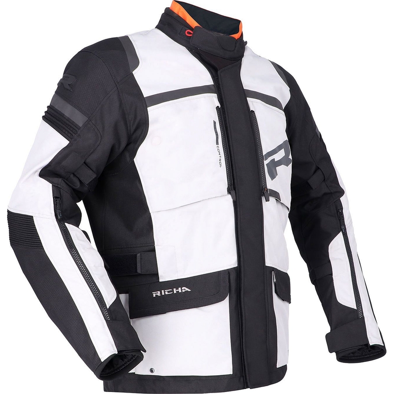 Motorradjacke RICHA Brutus GTX grau-schwarz Ausverkauf