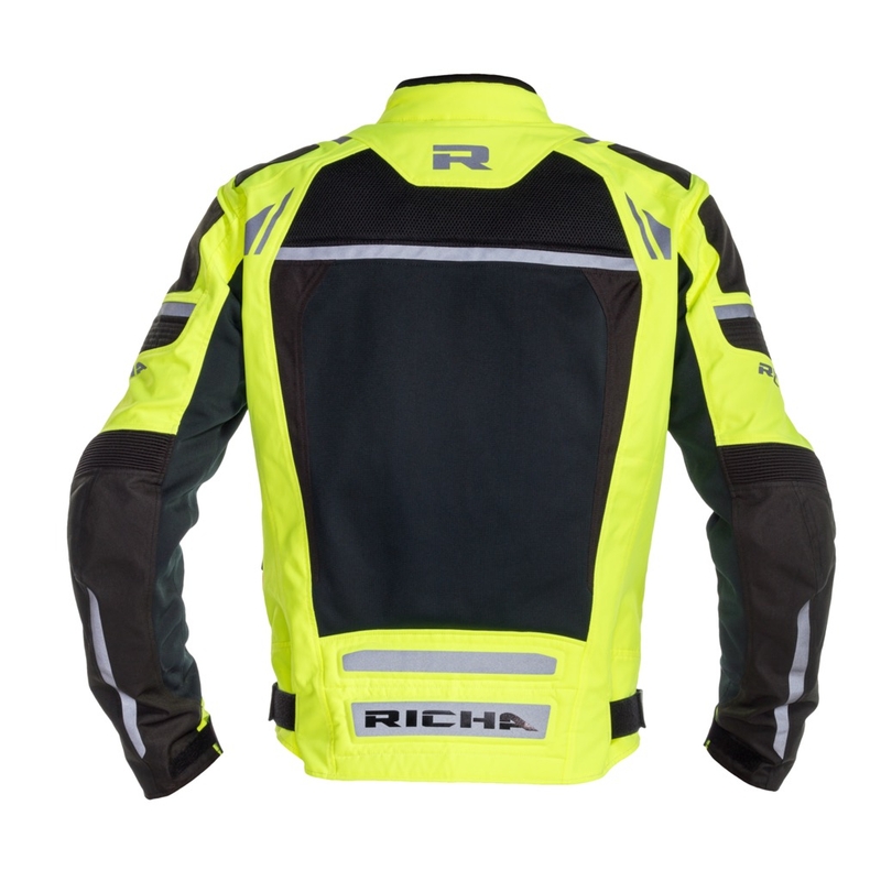 Motorradjacke RICHA Airstorm WP fluo gelb Ausverkauf