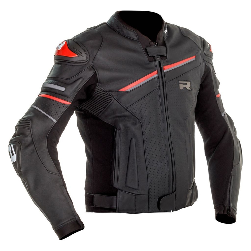 Motorradjacke RICHA Mugello 2 schwarz-rot Ausverkauf