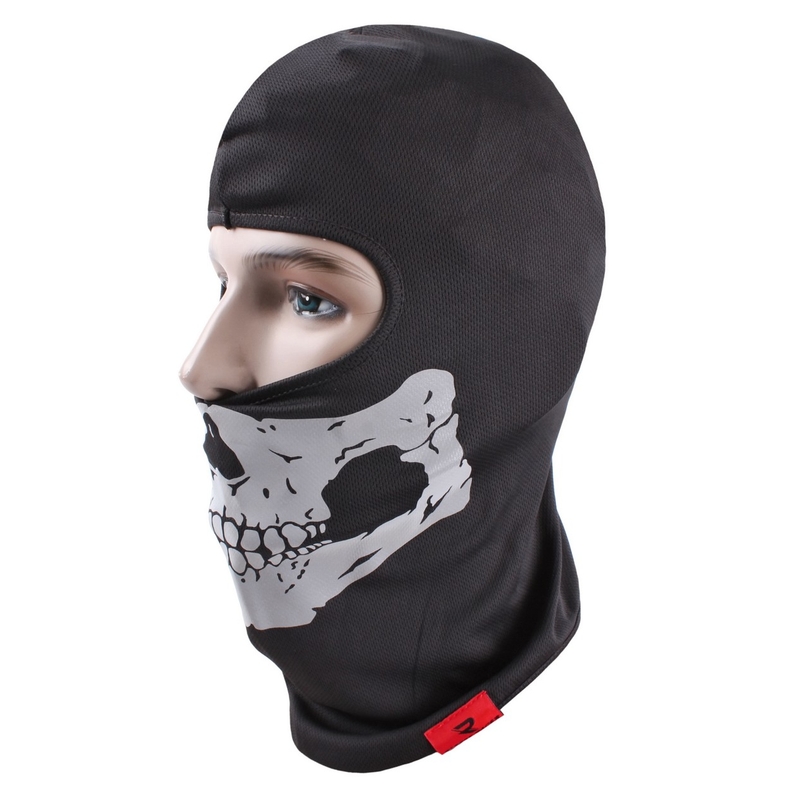 Street Racer Totenkopf-Helm Haube