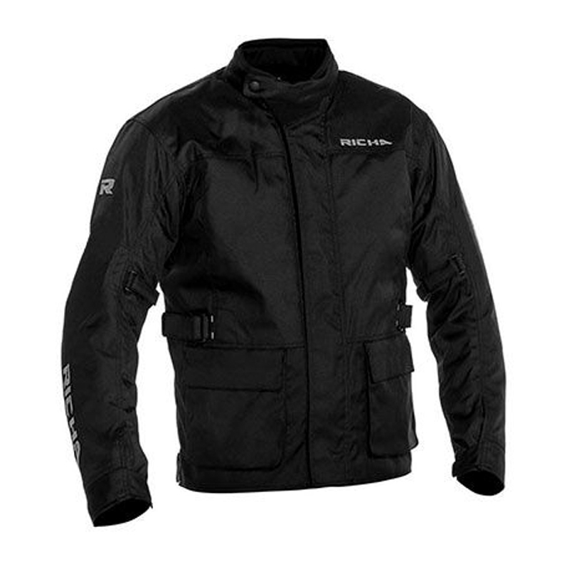 Motorradjacke RICHA Buster WP Long schwarz Ausverkauf
