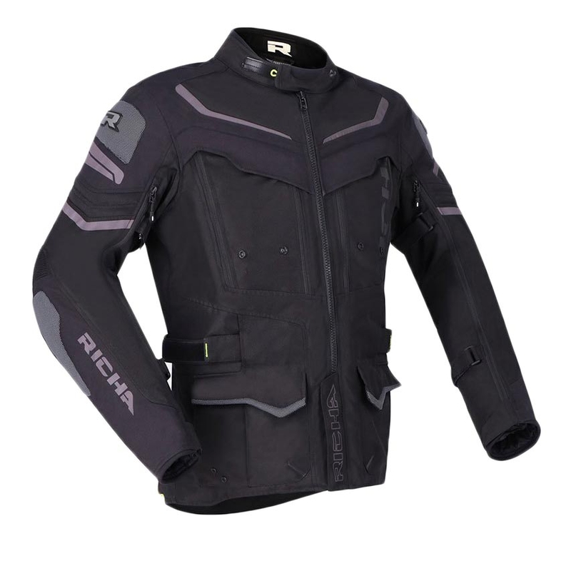 Motorradjacke RICHA Infinity 2 Adventure schwarz Ausverkauf