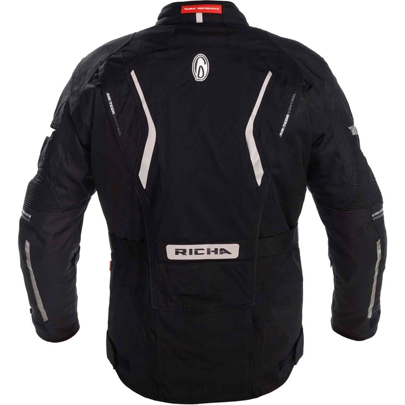 Motorradjacke RICHA Infinity 2 schwarz Ausverkauf