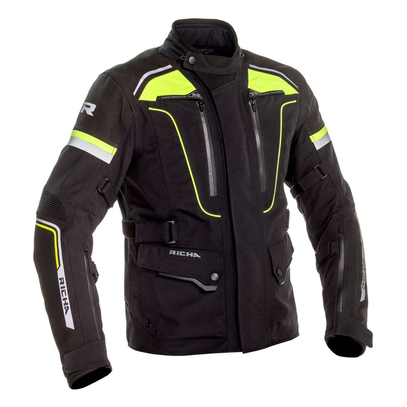 Motorradjacke RICHA Infinity 2 Pro schwarz-fluo gelb Ausverkauf
