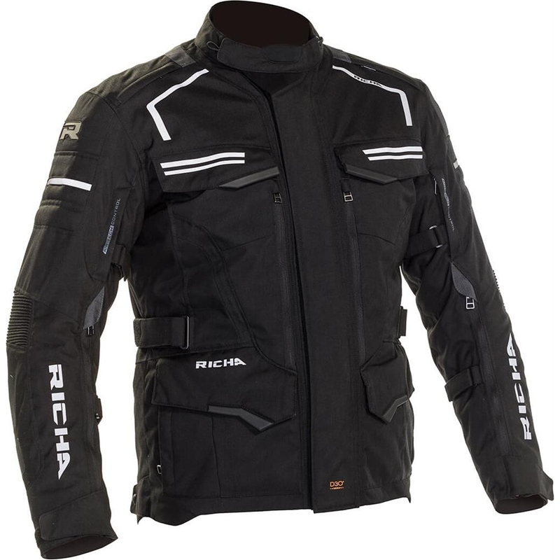 Motorradjacke RICHA Touareg 2 schwarz Ausverkauf