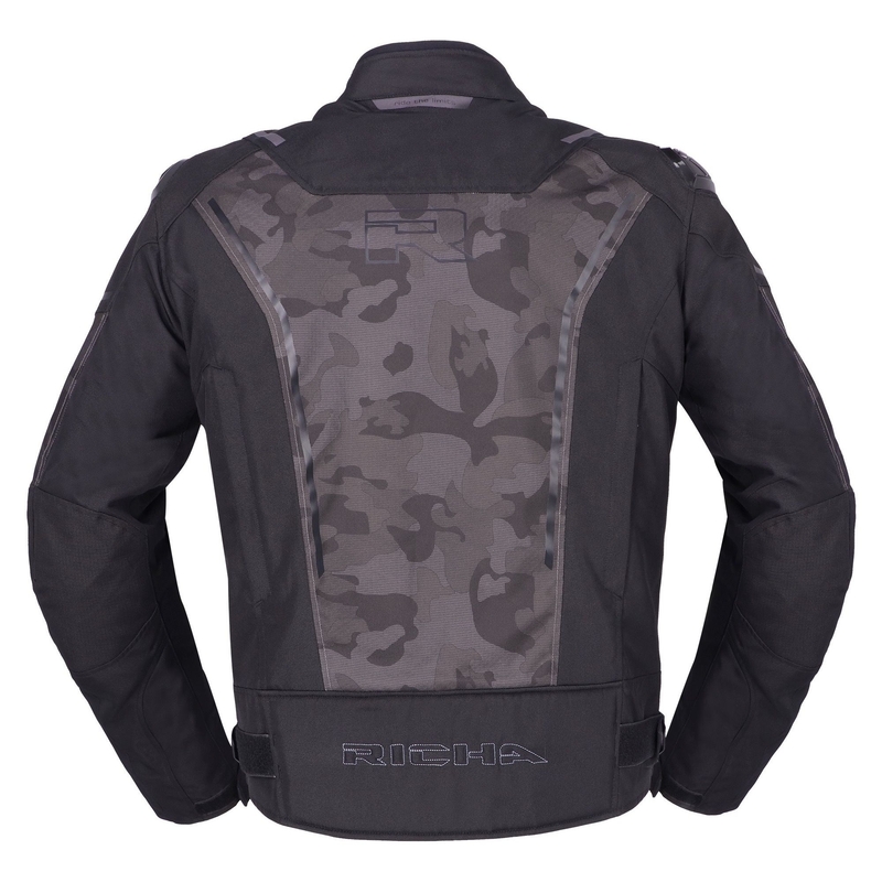Motorradjacke RICHA Vendetta schwarz-grau camo Ausverkauf