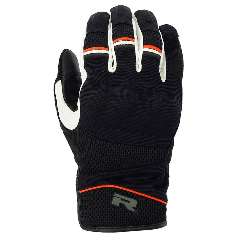 Rukavice na motorku RICHA Desert 2 černo-bílo-fluo červené výprodej