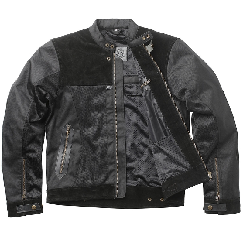 Motorradjacke Fuel Arizona schwarz