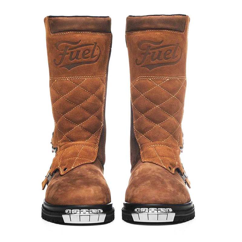 Kraftstoff Dust Devil Brown Motorradstiefel