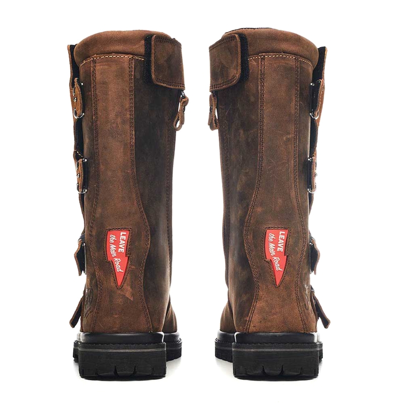 Kraftstoff Dust Devil Brown Motorradstiefel