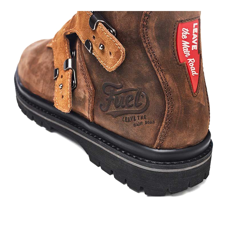 Kraftstoff Dust Devil Brown Motorradstiefel