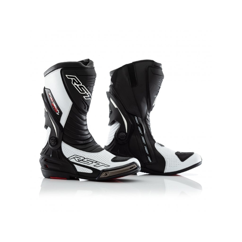 RST Tractech Evo III Sport CE schwarz und weiß Motorradstiefel Ausverkauf