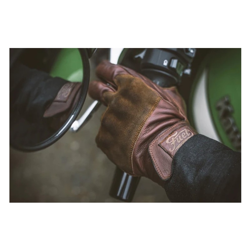 Fuel Rodeo Motorradhandschuhe Braun