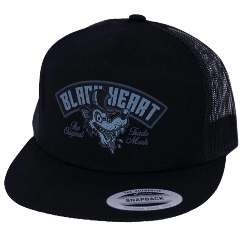 Black Heart Wolf Mütze