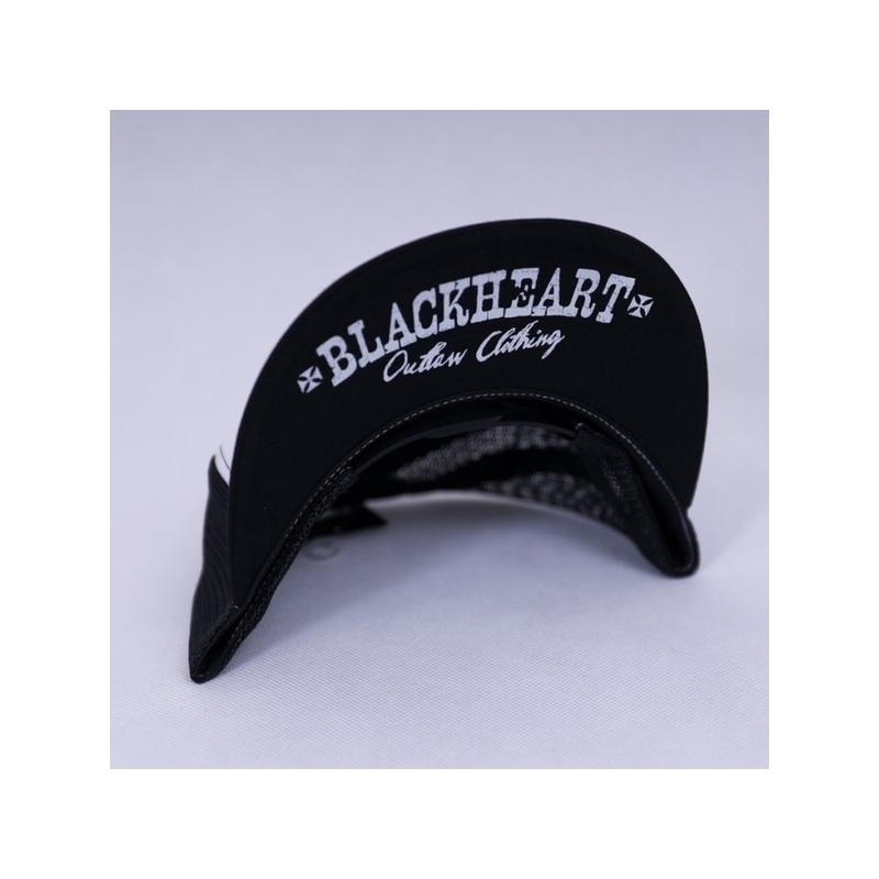 Black Heart Commander Mütze schwarz