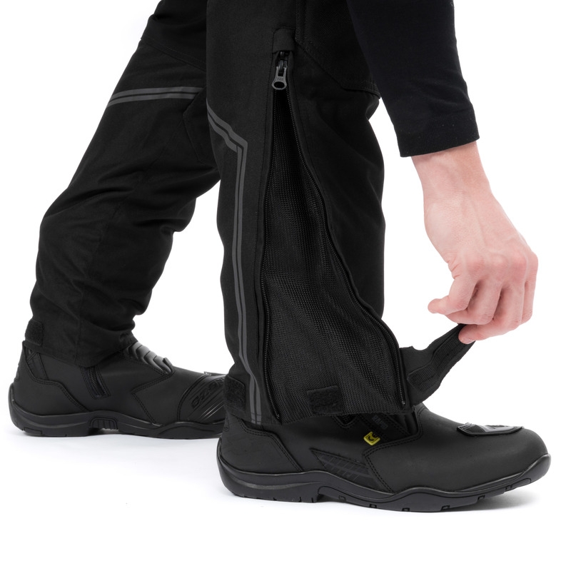 Ozone Union II Motorradhose schwarz kurz Ausverkauf