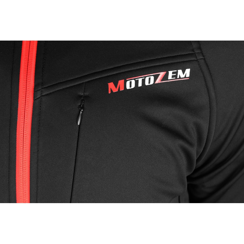 Softshelljacke MotoZem Racing Team schwarz-rot