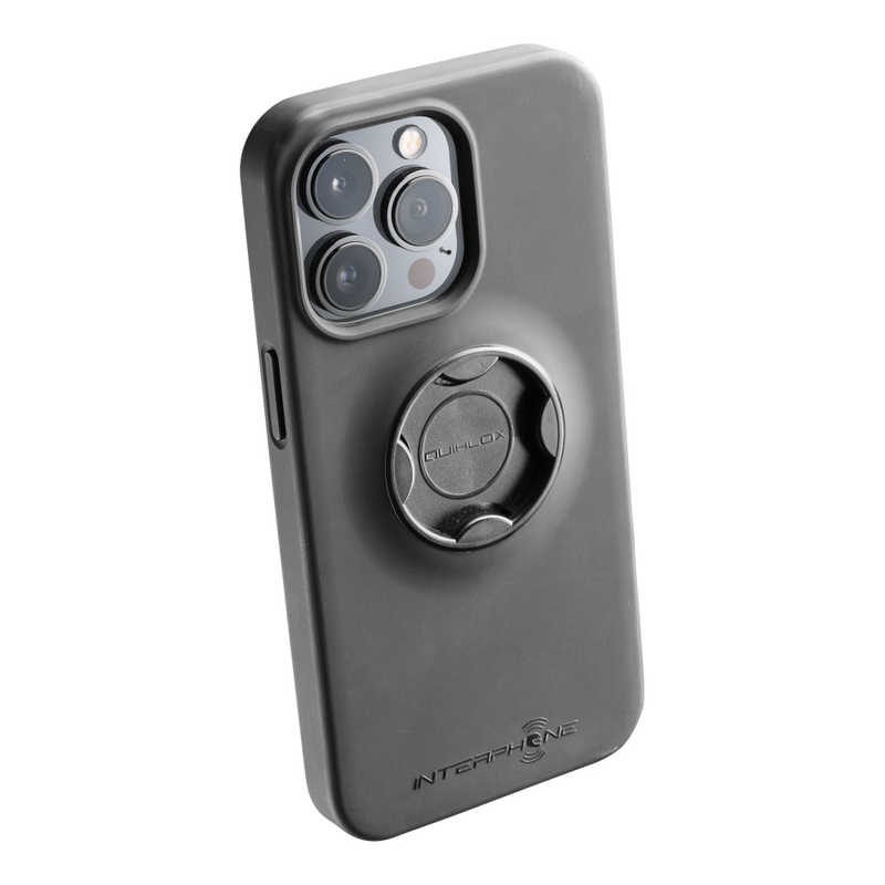 Schutzhülle Interphone QUIKLOX für Apple iPhone 14 Pro schwarz