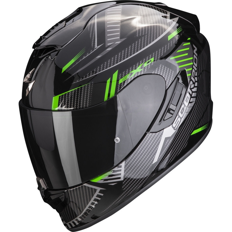 Integral Motorradhelm Scorpion EXO-1400 EVO Air Shell schwarz-grün