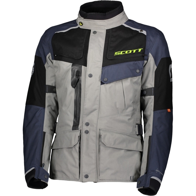 Motorradjacke SCOTT Voyager Dryo grau-blau