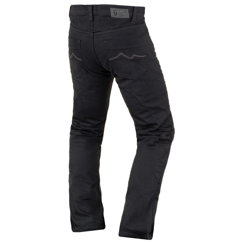 SCOTT Denim Stretch-Motorradjeans Schwarz