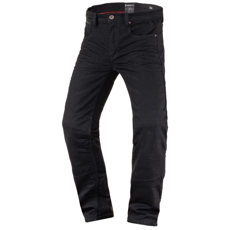 SCOTT Denim Stretch-Motorradjeans Schwarz